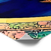 Fox ukiyo-e poster (Ecke)