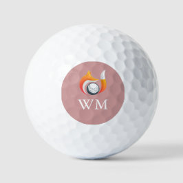 Fox und Ball Custom Monogram Dusty Rose Pink