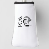 Fox- und Ball-Personalisiert-Monogramm Golf Headcover (Rotieren 90)