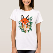 Fox und Blume T - Shirt (Vorderseite)