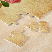 Fox- und Blumendesign Puzzle (Seite)