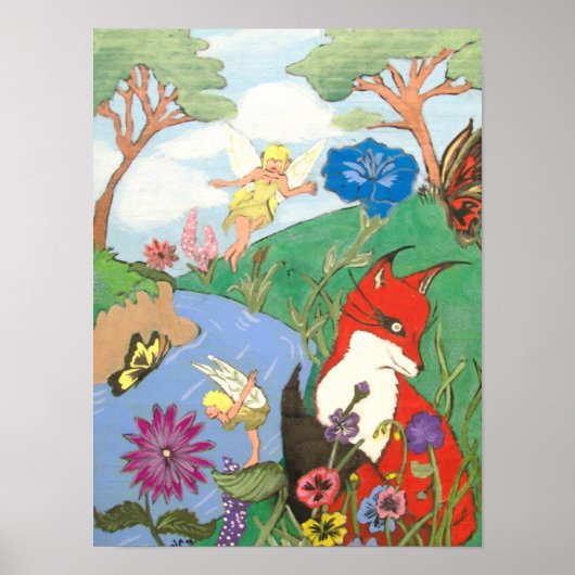Fox und das Feenplakat Poster (Vorne)