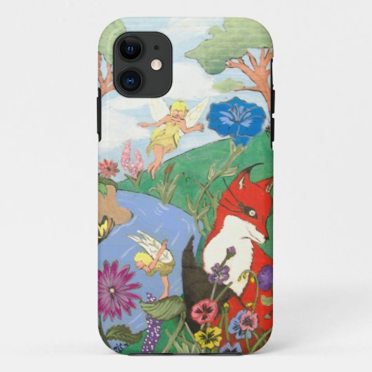 Fox und der IPhone Fall der Fairy. Case-Mate iPhone Hülle (Rückseite)