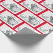 Fox und Elch Geschenkpapier (Ecke)