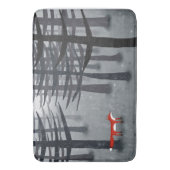 Fox und Forest Badematte (Vorderseite Vertikal)