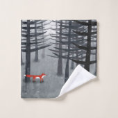 Fox und Forest Badhandtuch Set (Waschlappen)