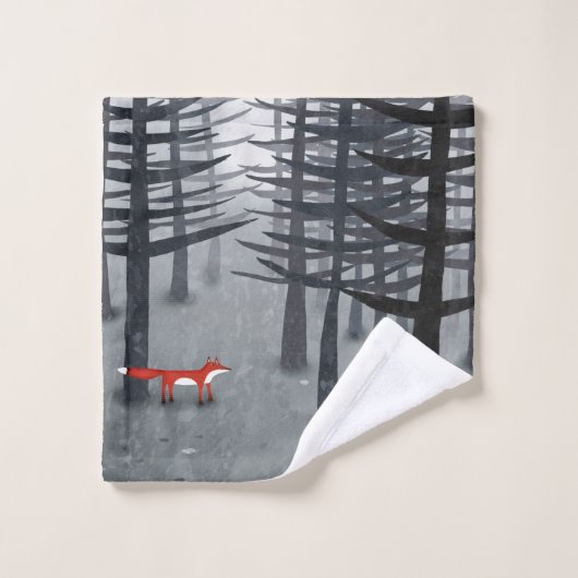 Fox und Forest Badhandtuch Set (Waschlappen)