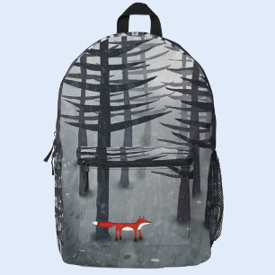 Fox und Forest Bedruckter Rucksack