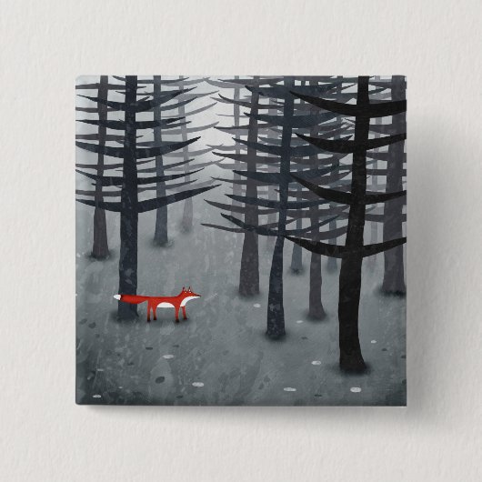 Fox und Forest Button (Vorderseite)