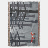 Fox und Forest Decke (Vorderseite Vertikal)