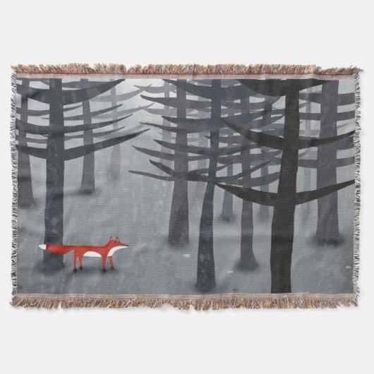 Fox und Forest Decke (Vorderseite)