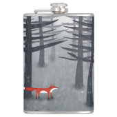Fox und Forest Flachmann (Vorderseite)