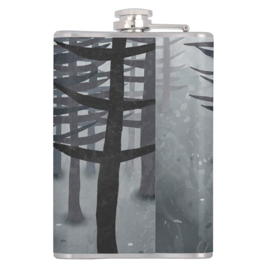 Fox und Forest Flachmann (Rückseite)