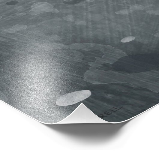 Fox und Forest Fotodruck (Ecke)