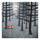 Fox und Forest Fotodruck (Vorne)