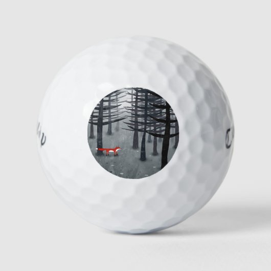 Fox und Forest Golfball (Vorderseite)
