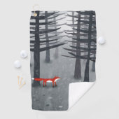 Fox und Forest Golfhandtuch (Insitu)