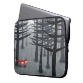Fox und Forest Laptopschutzhülle (Vorderseite Links)