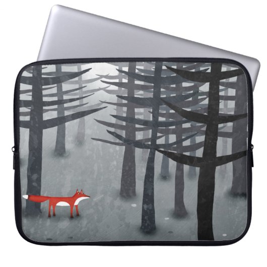 Fox und Forest Laptopschutzhülle (Vorderseite)