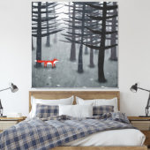Fox und Forest Leinwanddruck (Insitu (Schlafzimmer))