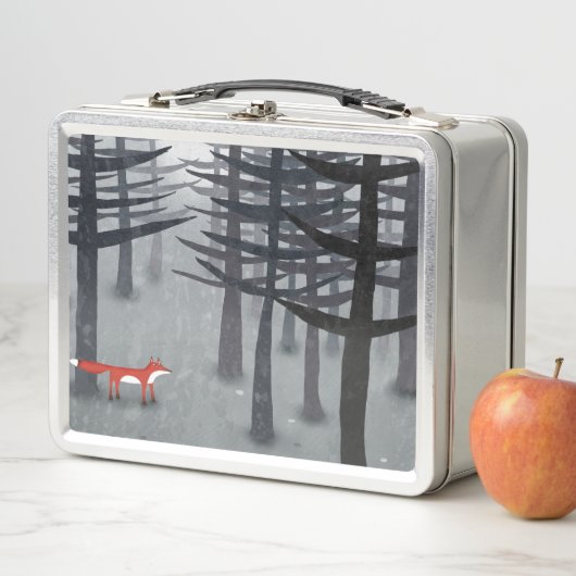 Fox und Forest Metall Brotdose (Beispiel)