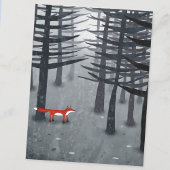 Fox und Forest Postkarte