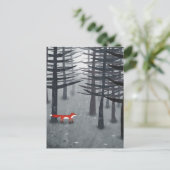 Fox und Forest Postkarte (Stehend Vorderseite)