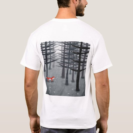 Fox und Forest T-Shirt (Rückseite)