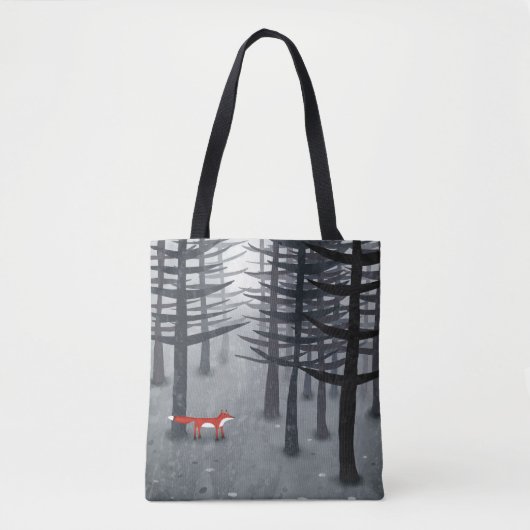 Fox und Forest Tasche (Vorderseite)