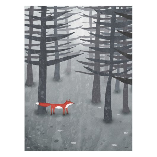 Fox und Forest Tischdecke (Vorderseite)