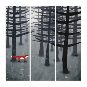 Fox und Forest Triptychon