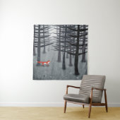 Fox und Forest Wandteppich (Beispiel)