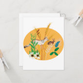 Fox und Hare Blank Karte (Vorderseite/Rückseite Beispiel)