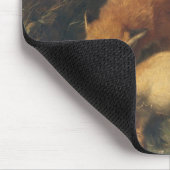 Fox und Hasen, 1866 Mousepad (Ecke)