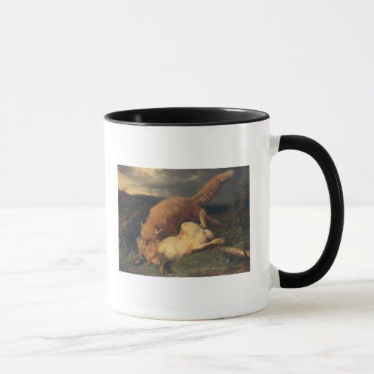 Fox und Hasen, 1866 Tasse (Rechts)
