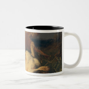 Fox und Hasen, 1866 Zweifarbige Tasse