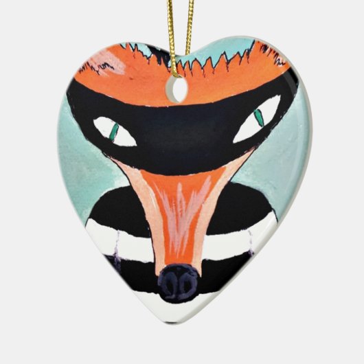 Fox und Räuber durch PaperTree Keramikornament (Links)