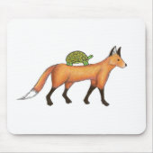 Fox und Schildkröte Mousepad (Vorne)