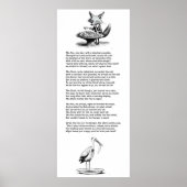 Fox und Stork Poster (Vorne)
