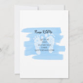 Fox und Teddy Bear und Greenery Boy's Baby Shower Einladung (Rückseite)