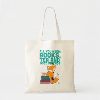 Fox- und Tee Books&Friends Taschen-Tasche Tragetasche