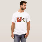 Fox- und Weasel-Gespräch T-Shirt (Vorne ganz)