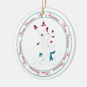 Fox- und Weihnachtsbaum von unserem Haus zu deinem Keramik Ornament (Links)