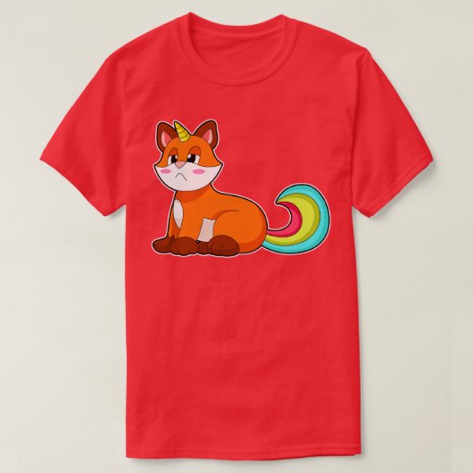 Fox Unicorn 1 T-Shirt (Design vorne)