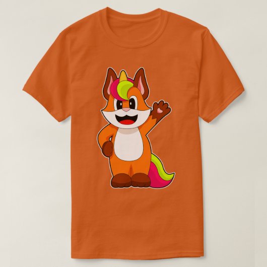 Fox Unicorn T-Shirt (Design vorne)