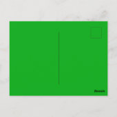 Fox Valentine's Day Card Postkarte (Rückseite)