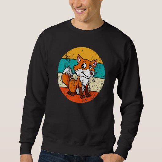 Fox Vintag Retro Sweatshirt (Vorderseite)