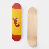 Fox Vintage Design Skateboard (Vorderseite)