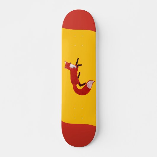Fox Vintage Design Skateboard (Vorne)