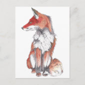 Fox von Inkspot Postkarte (Vorderseite)